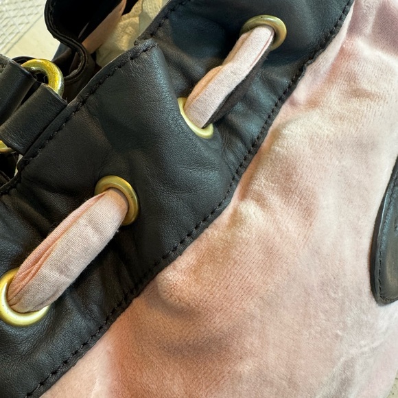 SOLD ❤️ Y2K Vintage Juicy Couture Pink Daydreamer Tote+Bag Charm - Picture 14 of 17